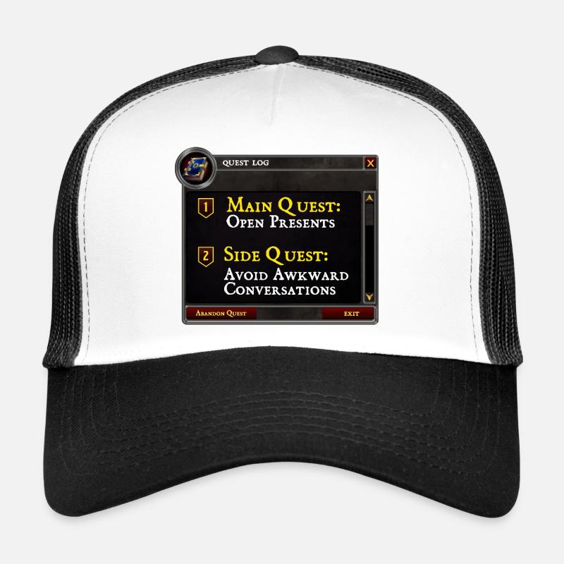 Quête principale Ouvrir Présente Quête secondaire Éviter Casquette trucker 