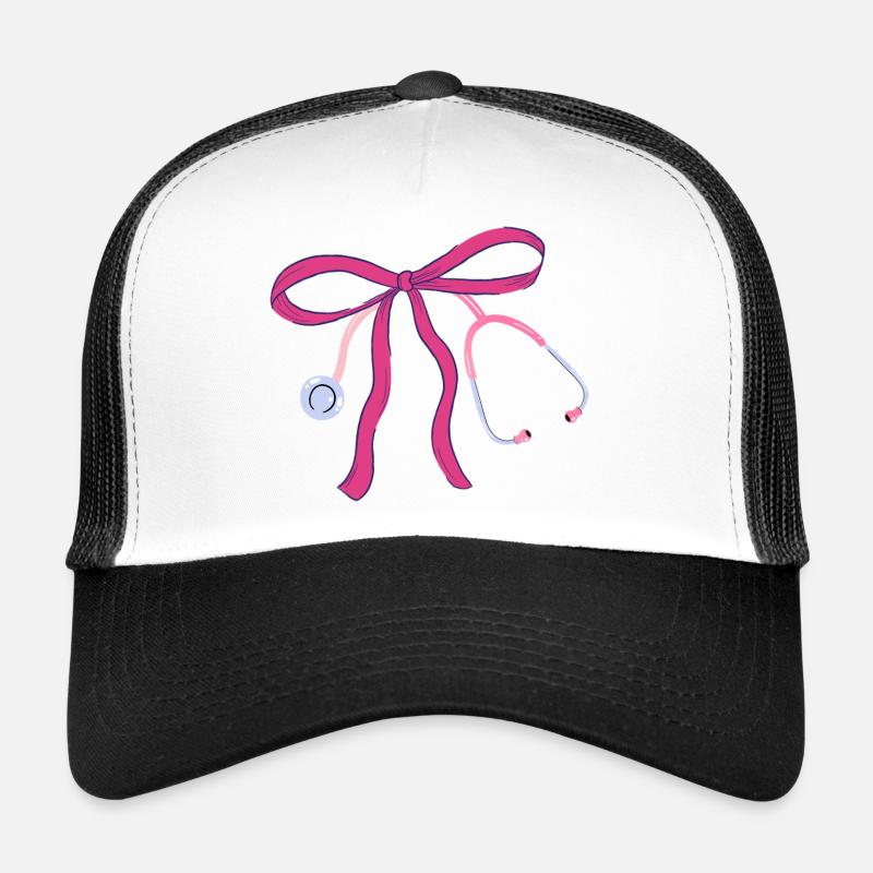 Noeud stéthoscope infirmière  Casquette trucker 
