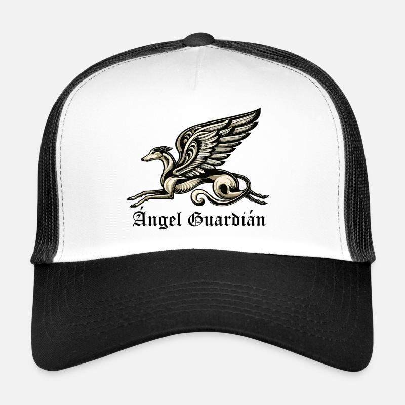 Ángel Guardián Nr3 E - Trucker Cap - Weiß/Schwarz