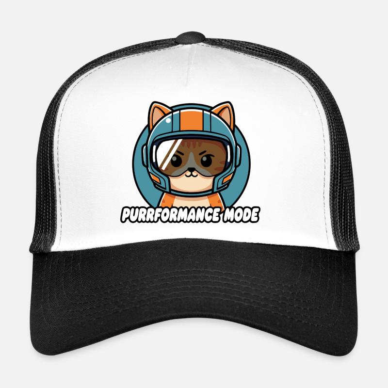 Purrformance Mode Katzenpilot Trucker Cap