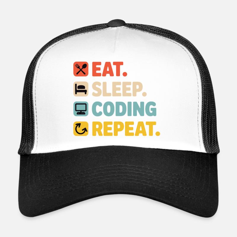 Programmer's Life Humor for Programmers Trucker Cap