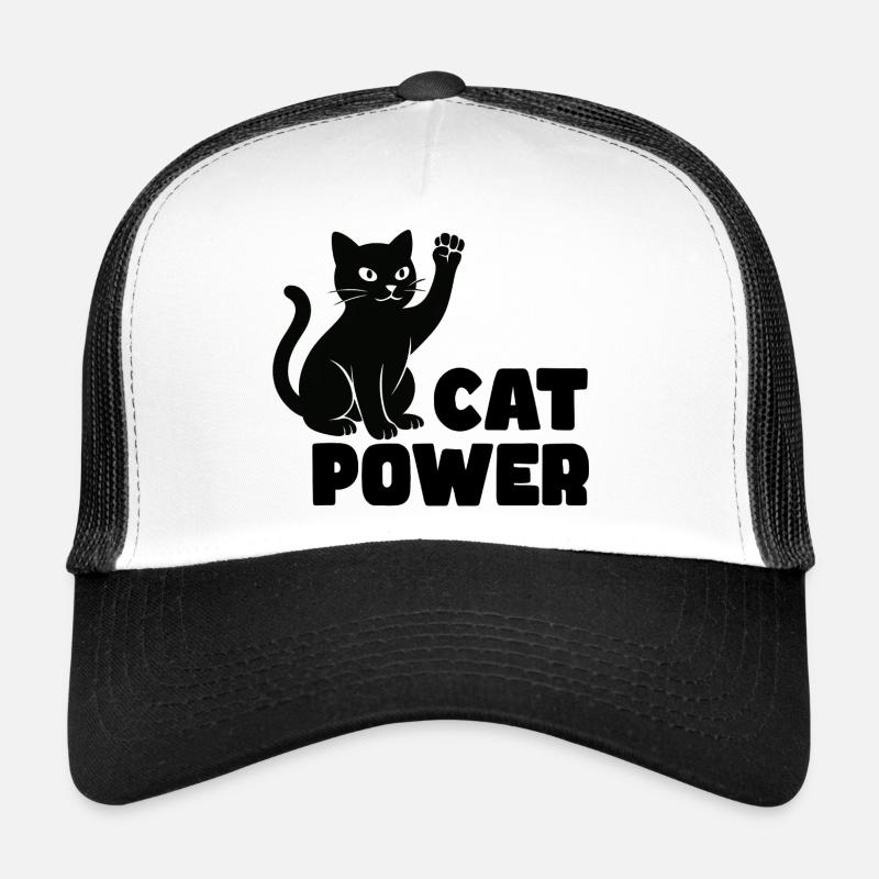 Pouvoir du chat Casquette trucker 