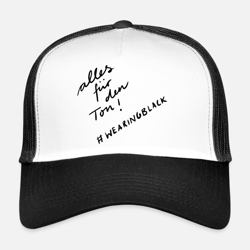 Alles für den Ton - Trucker Cap - Weiß/Schwarz
