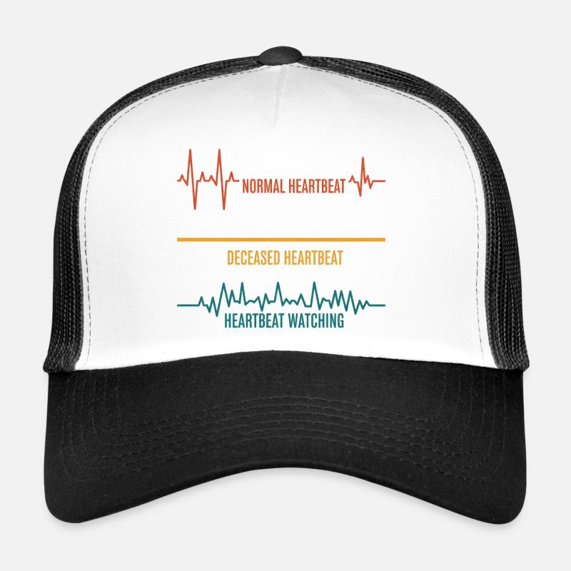 Variations du battement cardiaque Pression Casquette trucker 
