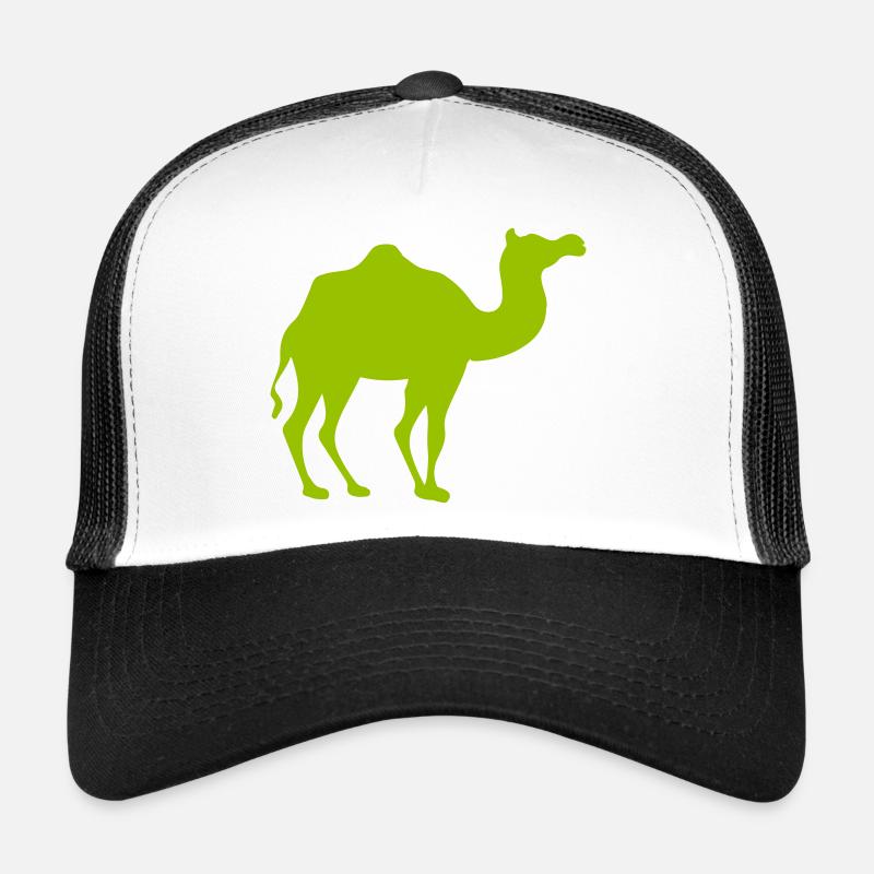 Silhouette de chameau lumineuse Casquette trucker 