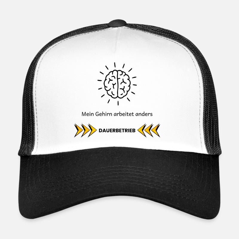 Mein Gehirn arbeitet anders – ADHS Fokus Design Trucker Cap