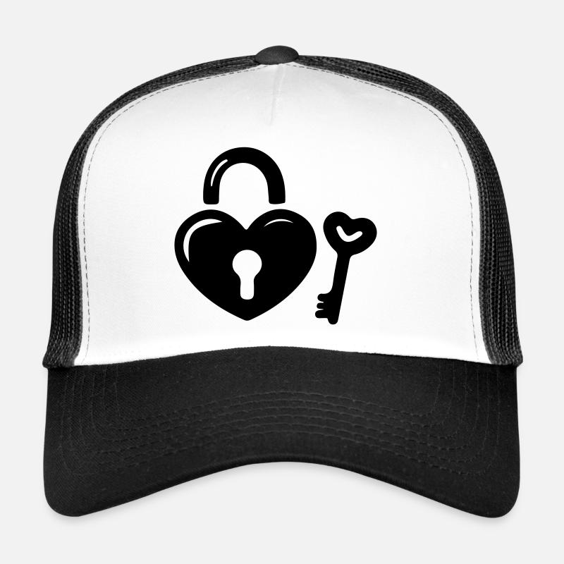 Heart Key Trucker Cap