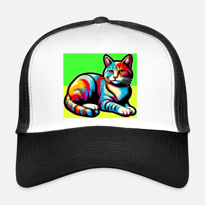 chat Casquette trucker 