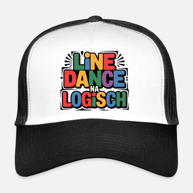 LineDance Na Logisch Bunte Faute de frappe Casquette trucker 