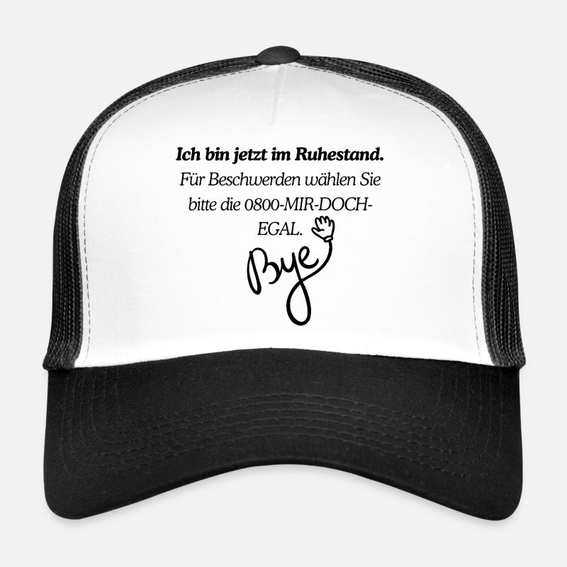 Conception de la retraite Casquette trucker 