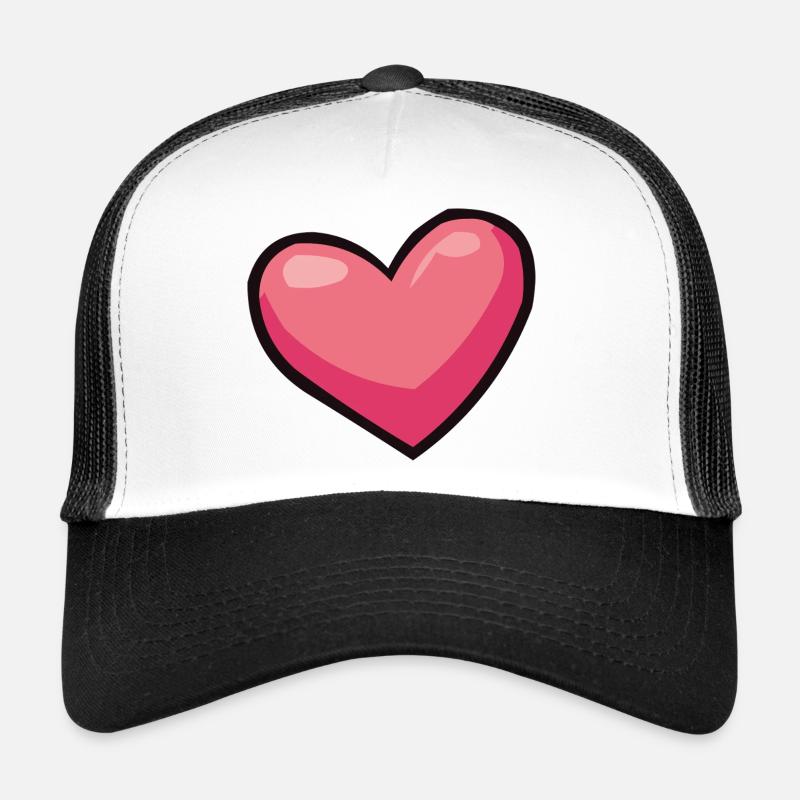 Rosa Herz-Illusion Trucker Cap
