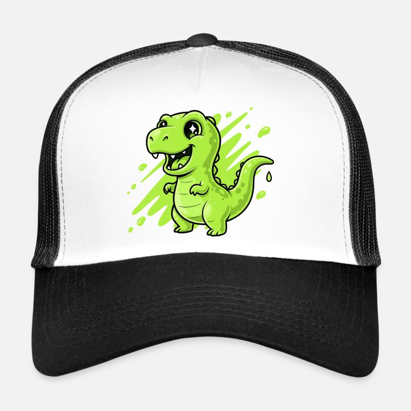 Comic Dino Slime Vert Casquette trucker 