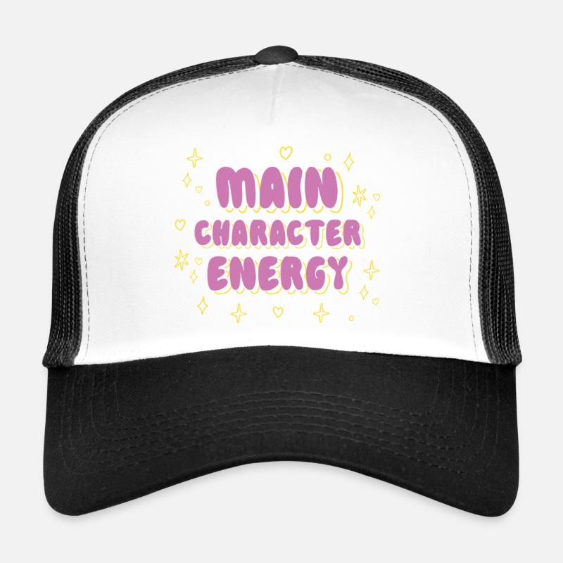 Hauptcharakter-Energie-Tee Trucker Cap