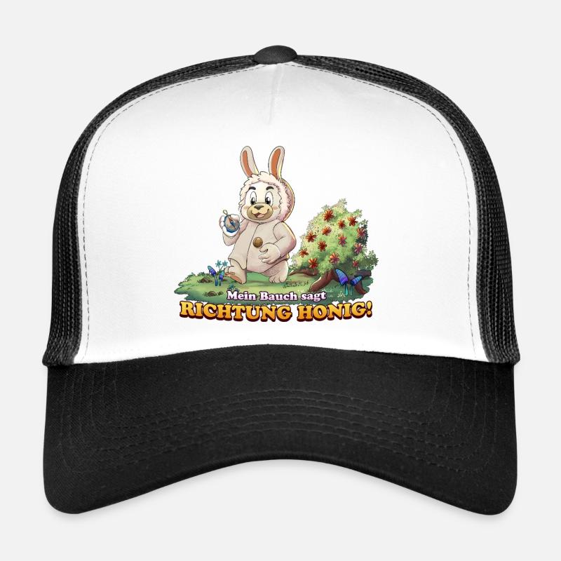 Siggi und der Zauberwald - Honig  - Trucker Cap - Weiß/Schwarz
