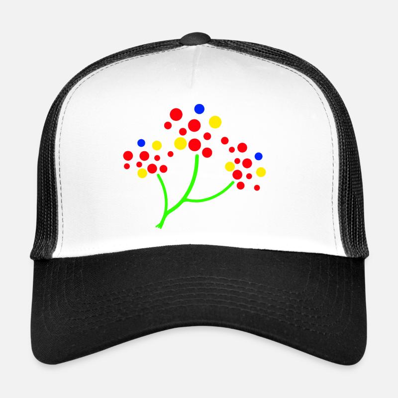 Neon-Punktbaum-Explosion Trucker Cap