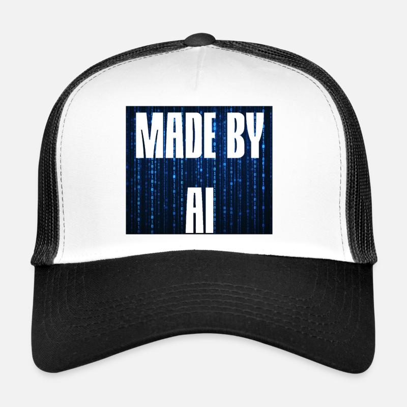 Hergestellt von AI Blue Trucker Cap