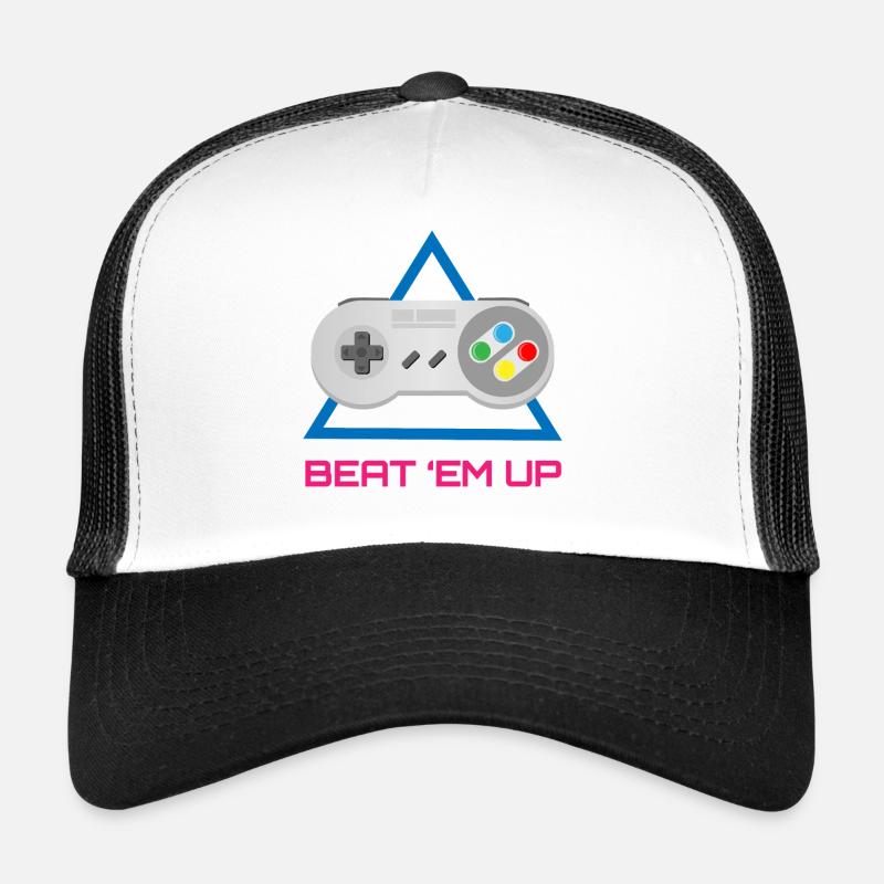 Retro Gamer Controller – Jeu vidéo d’arcade Casquette trucker 