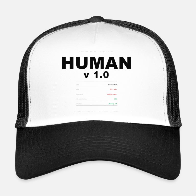 HUMAN V1.0 SPECS Casquette trucker 