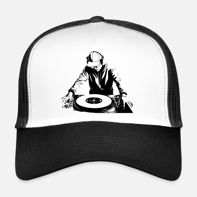Dessin de DJ Casquette trucker 