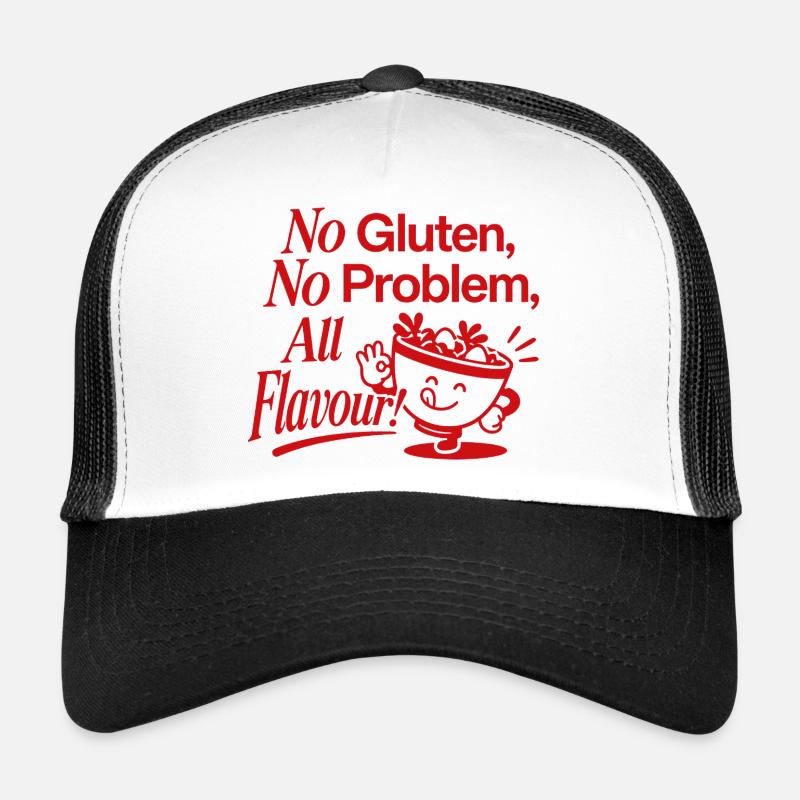 Pas de gluten, pas de problème, farine bizarre Casquette trucker 