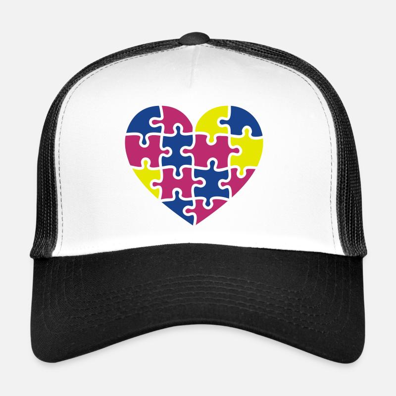 puzzle herz Trucker Cap