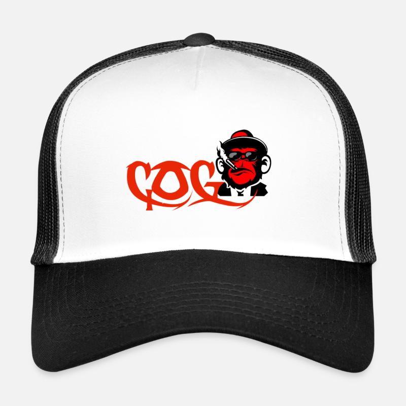 CHASEOG DESIGN - Trucker Cap - Weiß/Schwarz
