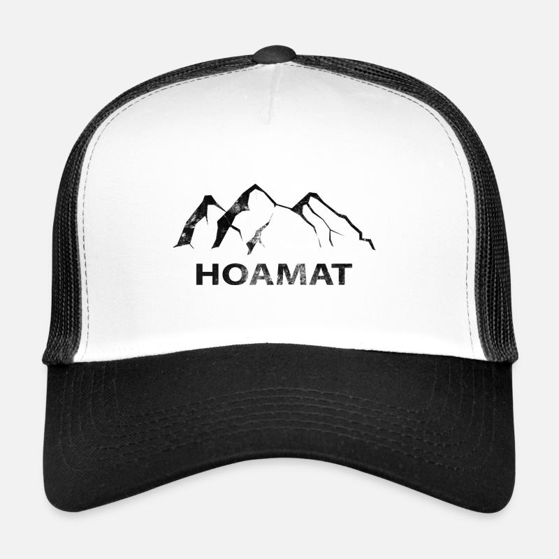 Hoamat - (3) - Trucker Cap - Weiß/Schwarz