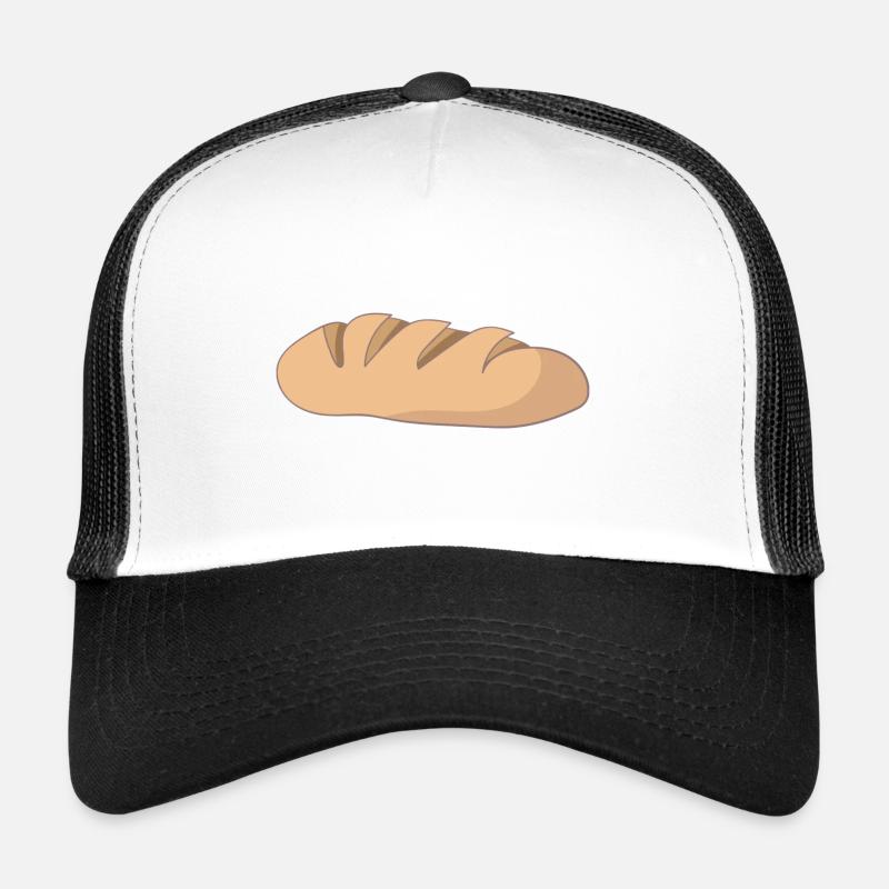 Brot - Trucker Cap - Weiß/Schwarz