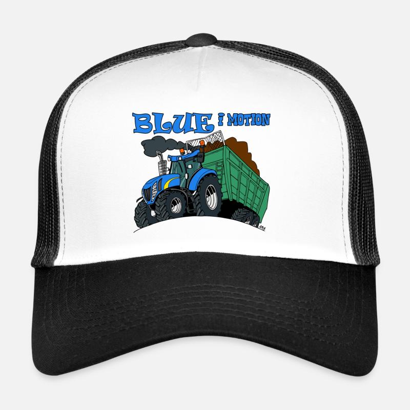 Blue in motion Trucker Cap