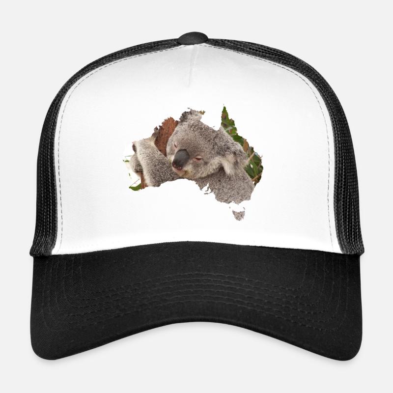 koala - Casquette trucker  - blanc/noir