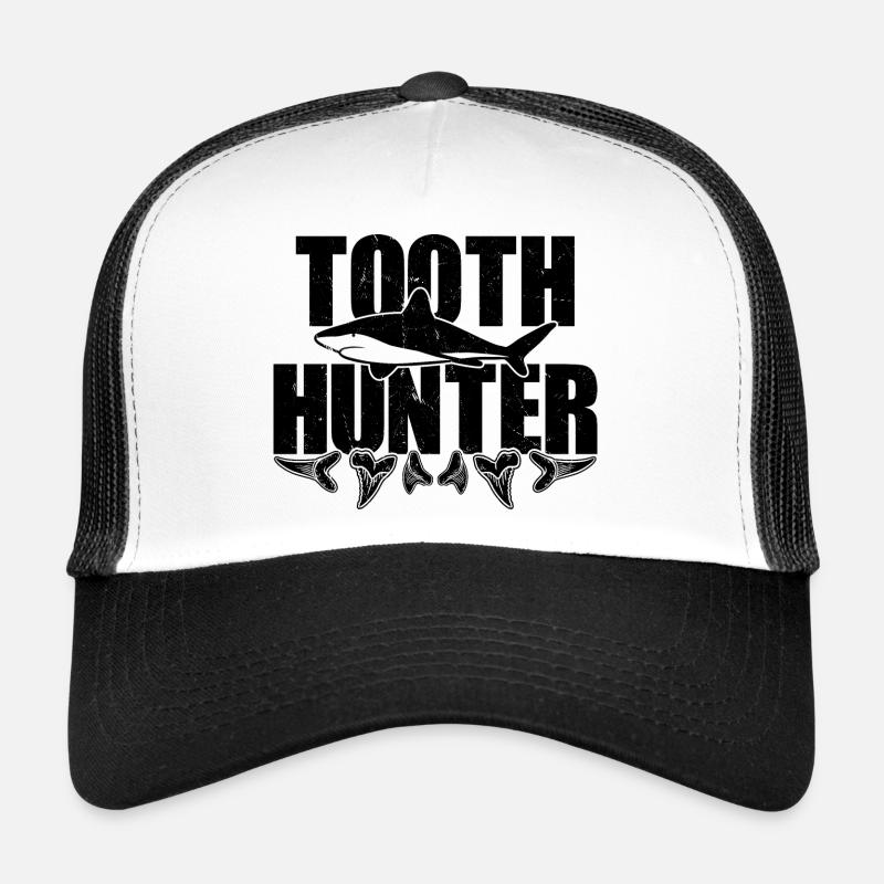 Tooth Hunter - Les dents de requin recueillent les dents de requin Casquette trucker 