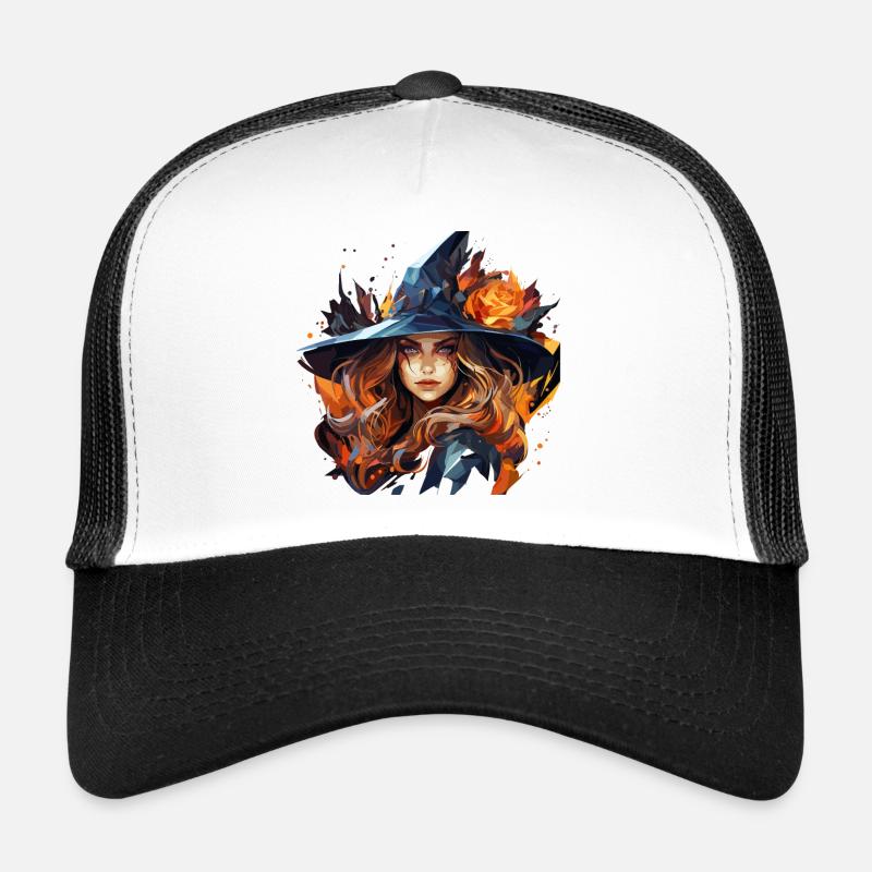 Beau polygone de sorcière Casquette trucker 