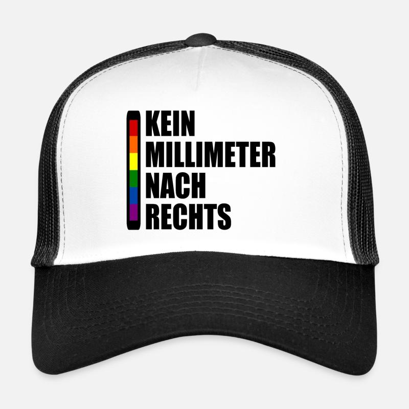 kein millimeter nach rechts Trucker Cap