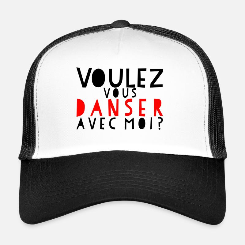 Voulez vous DANSER AVEC MOI? danse shirts Casquette trucker 