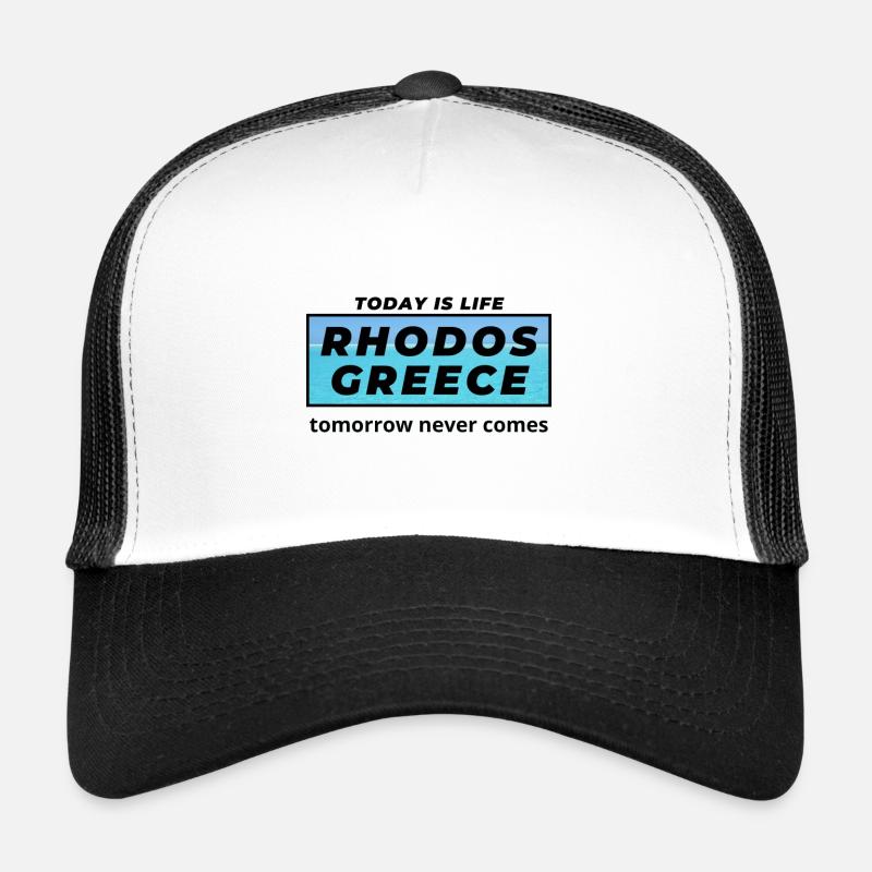 Rhodes Grèce Casquette trucker 