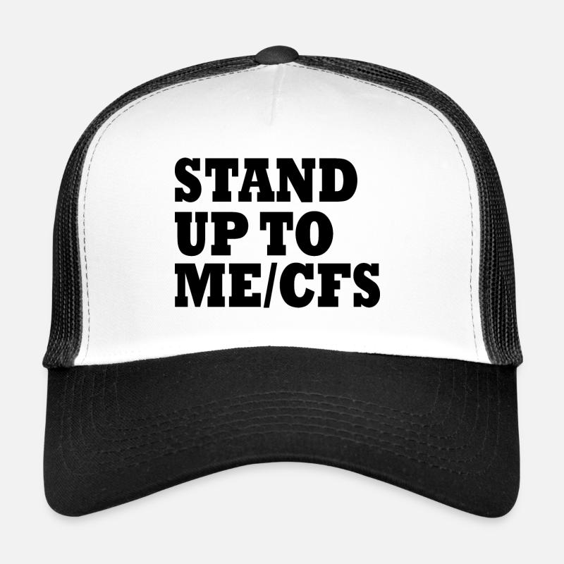 Mecfs - Stand up to me/cfs - Trucker Cap - Weiß/Schwarz