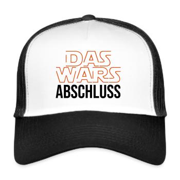 DAS WARS Graduation - Trucker Cap - white/black - Front