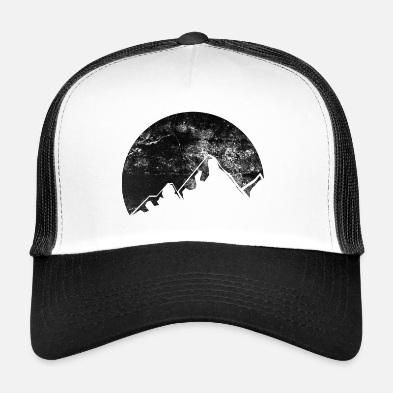 Moon - Mountain - (1) Trucker Cap