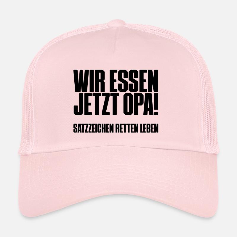 Satzzeichen retten Leben! Trucker Cap