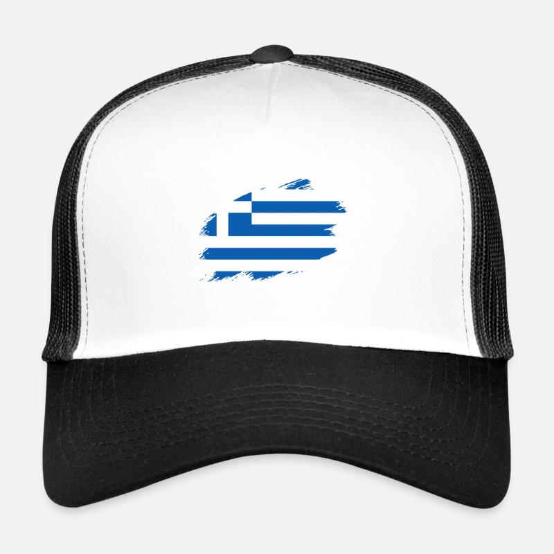 Greece Greek Flag Flag Trucker Cap