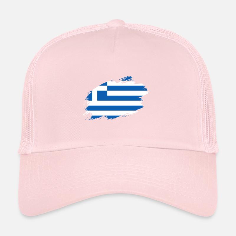 Drapeau grec Casquette trucker 