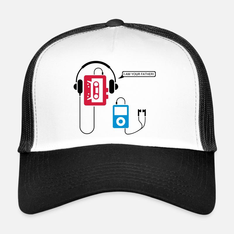 POD 3 - Casquette trucker  - blanc/noir