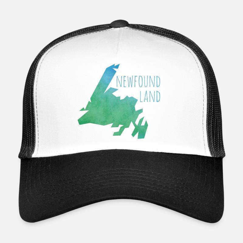 newfoundland - Trucker Cap - Weiß/Schwarz