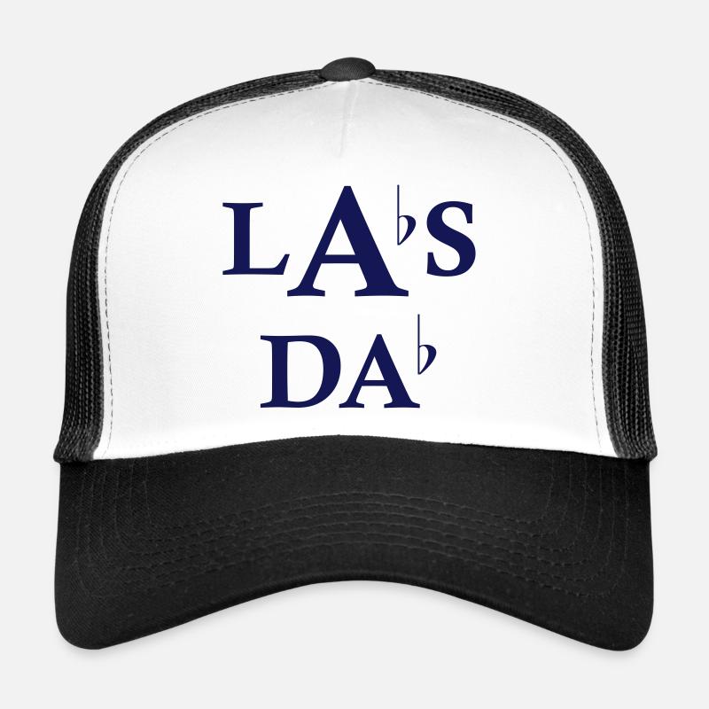 LAsS DAs - Trucker Cap - Weiß/Schwarz