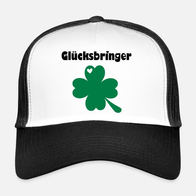 Kleeblatt - Trucker Cap - Weiß/Schwarz
