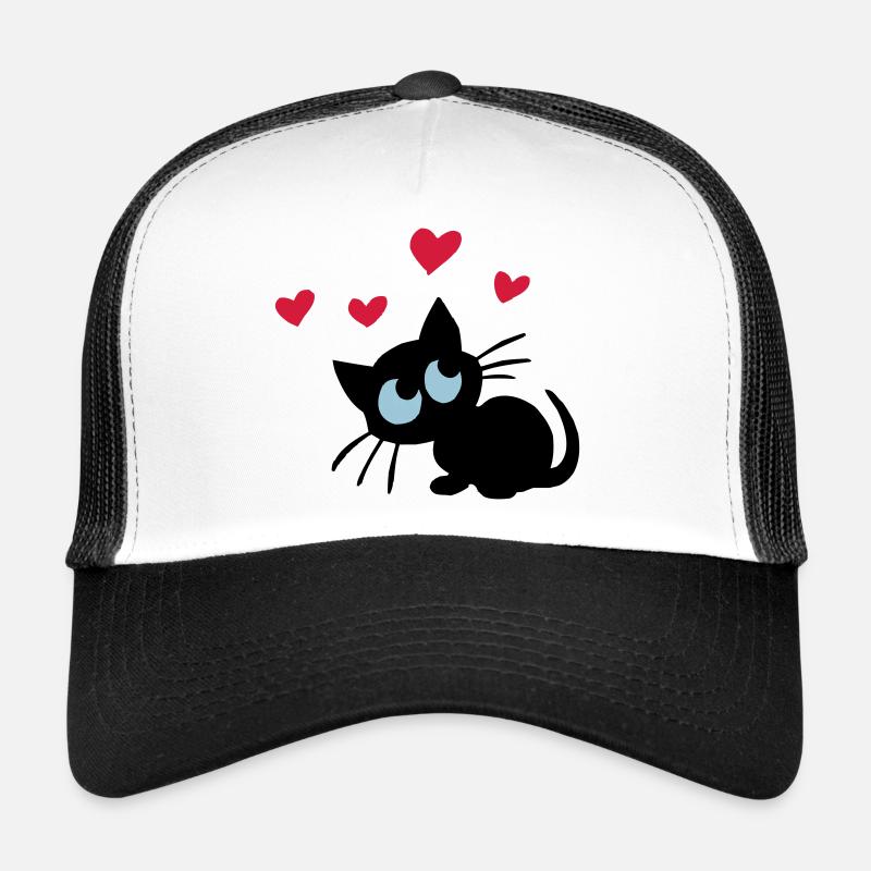 Heart kittens Trucker Cap