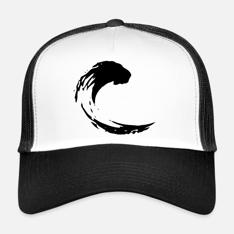 Löwe Zeichen Komma Pinselstrich Geschenk Trucker Cap