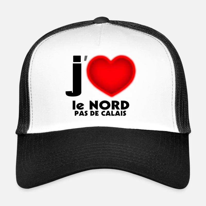 Ich liebe die Nord Pas de Calai Trucker Cap