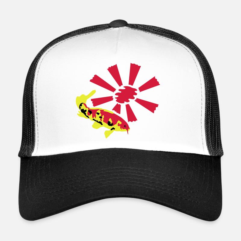 Zierkarpfen - Trucker Cap - Weiß/Schwarz