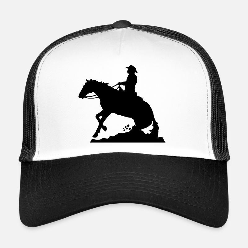 Western Riding Man Trucker Cap